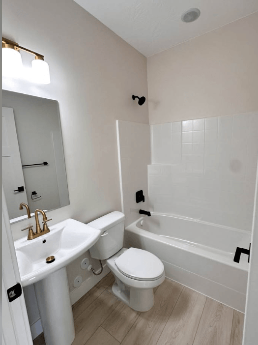 beautiful bathroom after water softener installation Cedar City