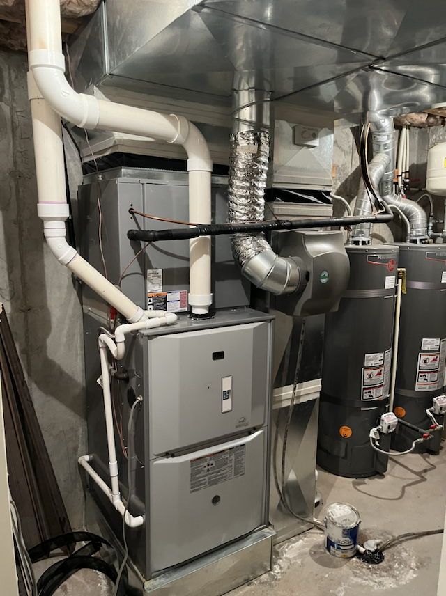 inside furnace unit after furnace repair Cedar City