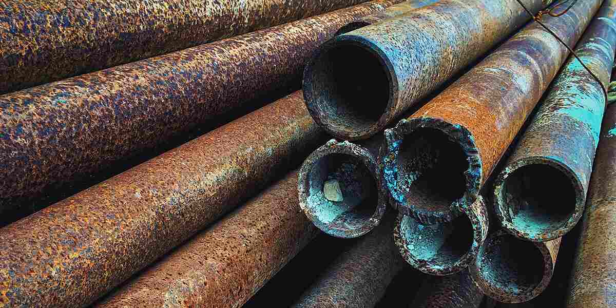 old plumbing pipes