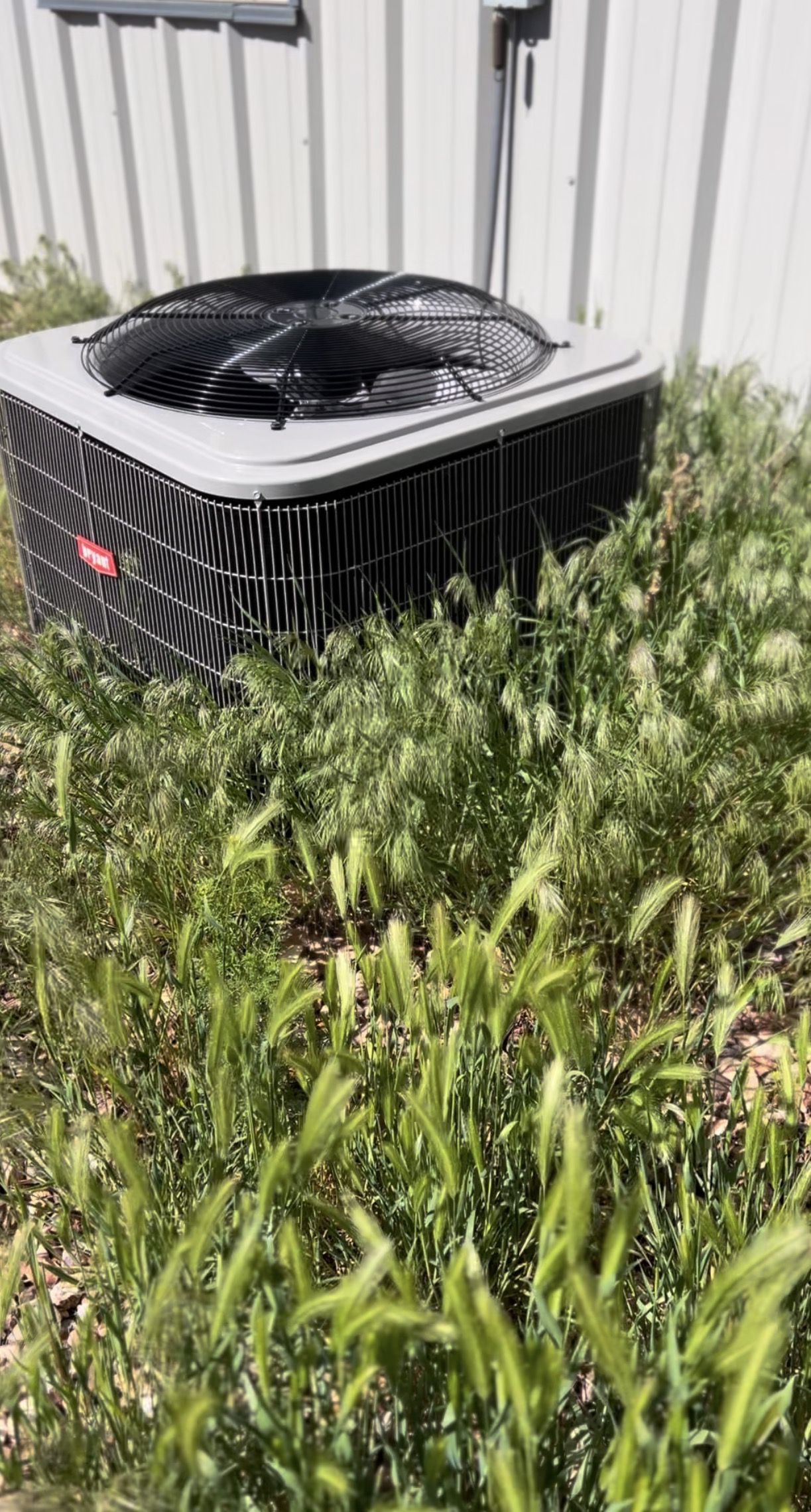 outdoor unit after furnace installation cedar city